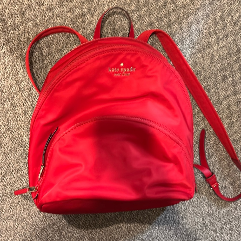Kate Spade Red Backpack
